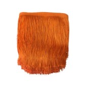 Kód: 39028 Vágott végű rojt 30 cm hosszú - ARANCIO MATTONE